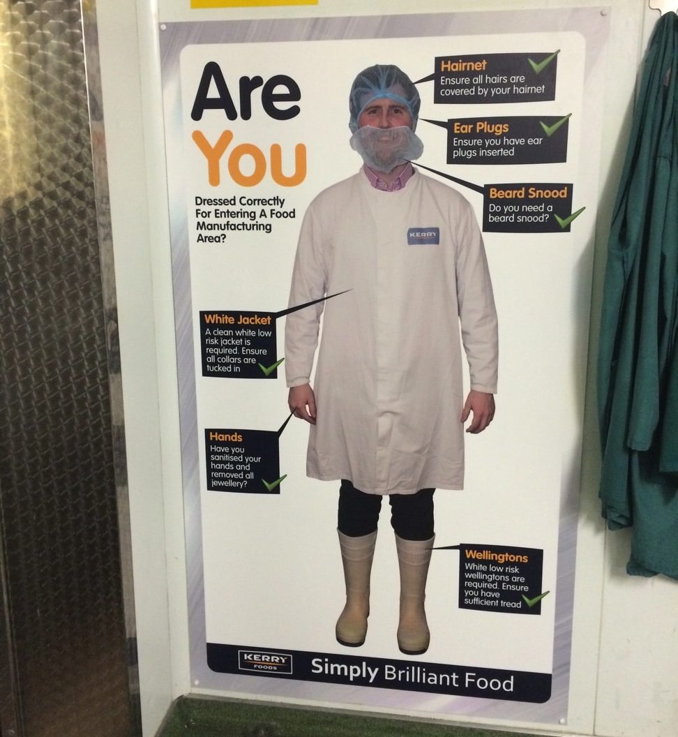 PPE Check board signage or stations