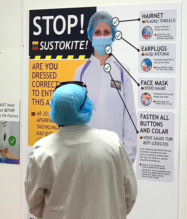 PPE Check Station Board