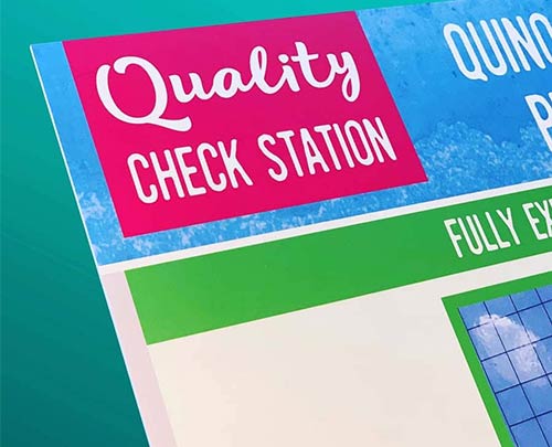 Quality check station board
