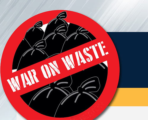 War on waste logo