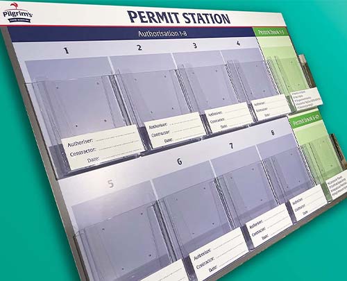Permit to work station