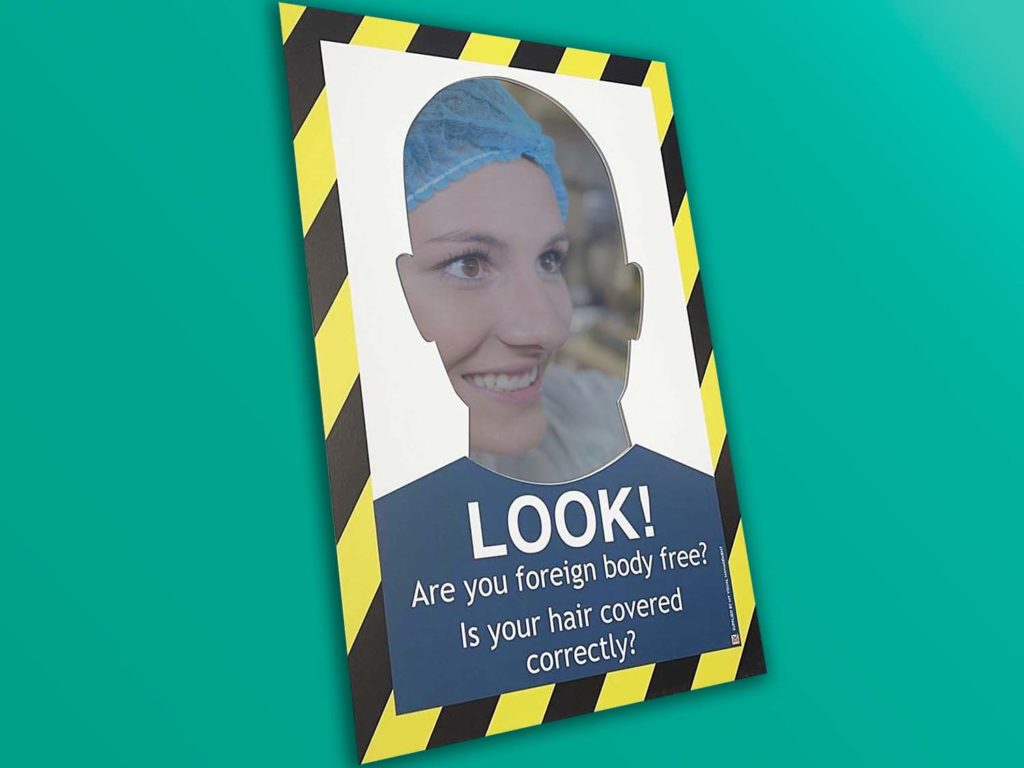 PPE Mirror with face