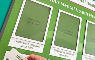 Mental Health First Aiders board