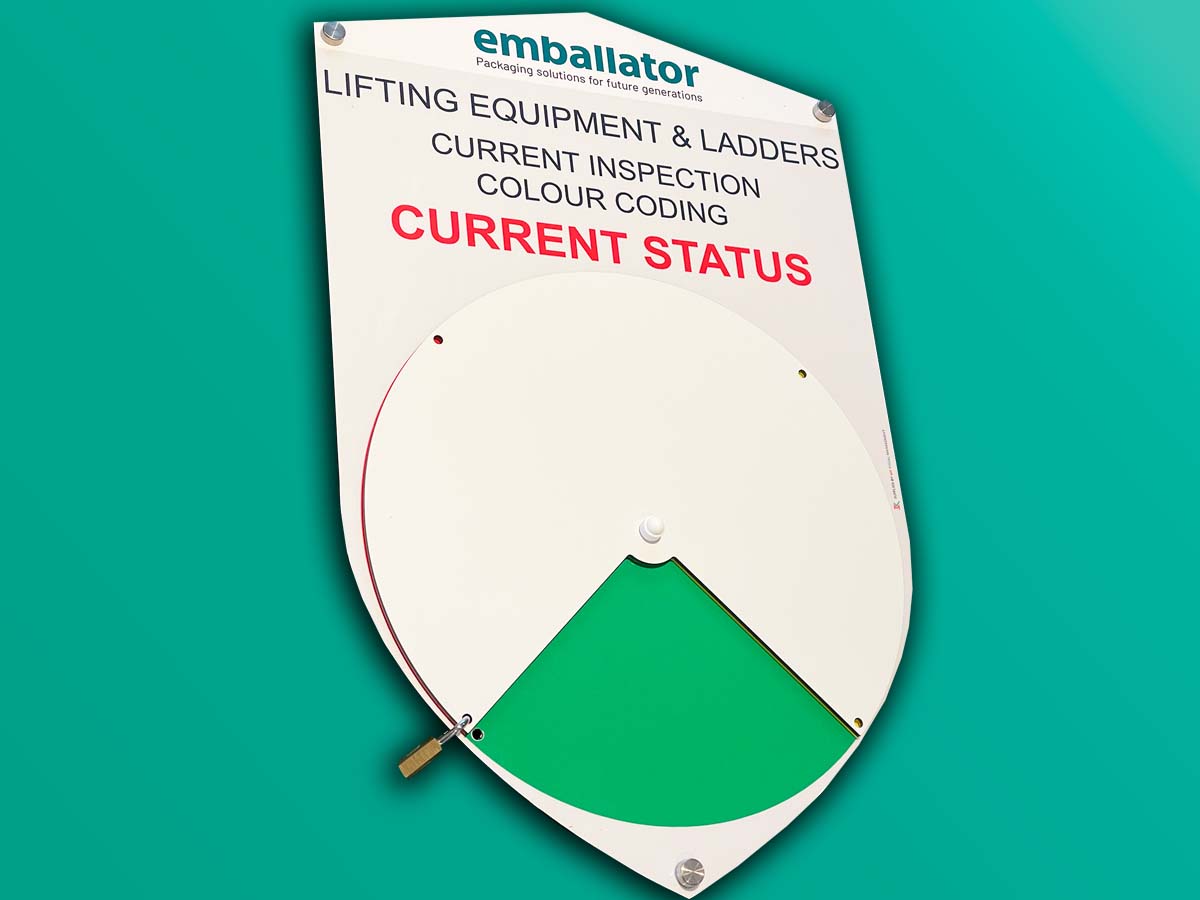 Emballator status shield