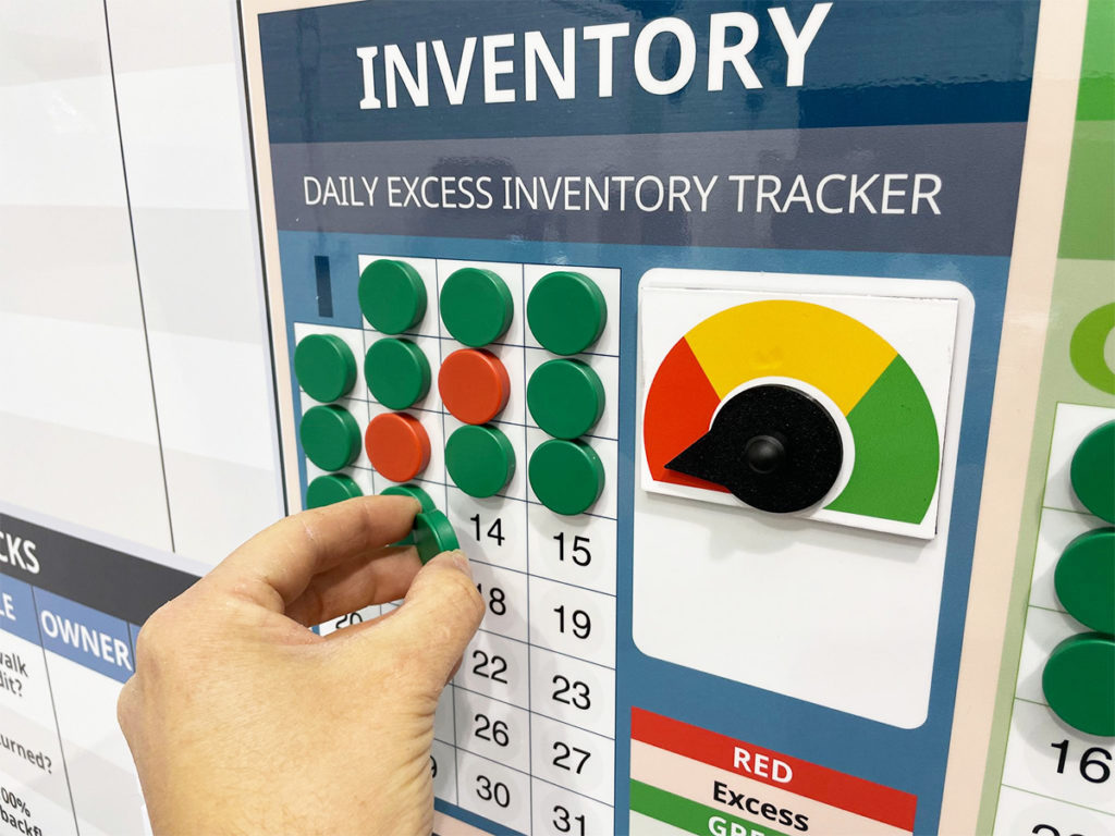 Inventory metric tracker