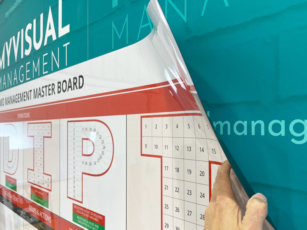 Gemba Operations Management SQDIPT board