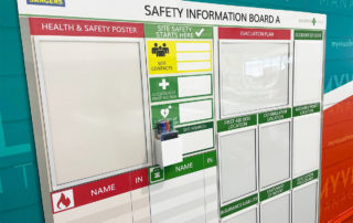 site safety information board