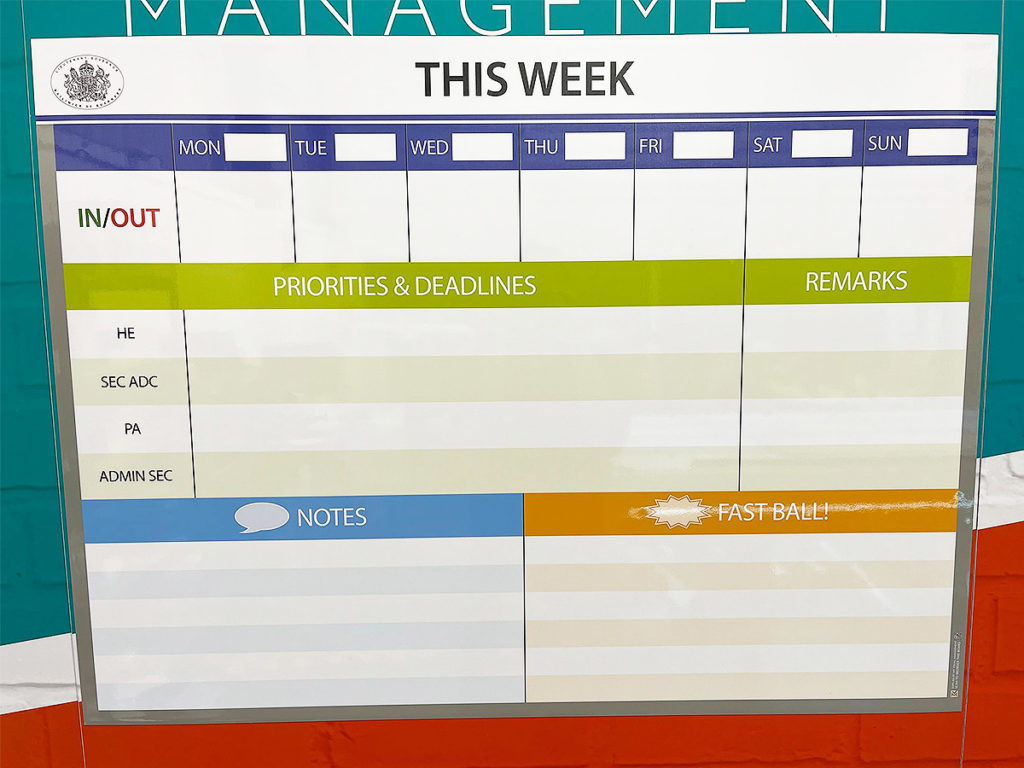 This Week Planner Board