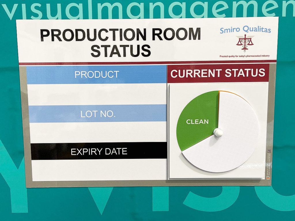 Production Room Status board