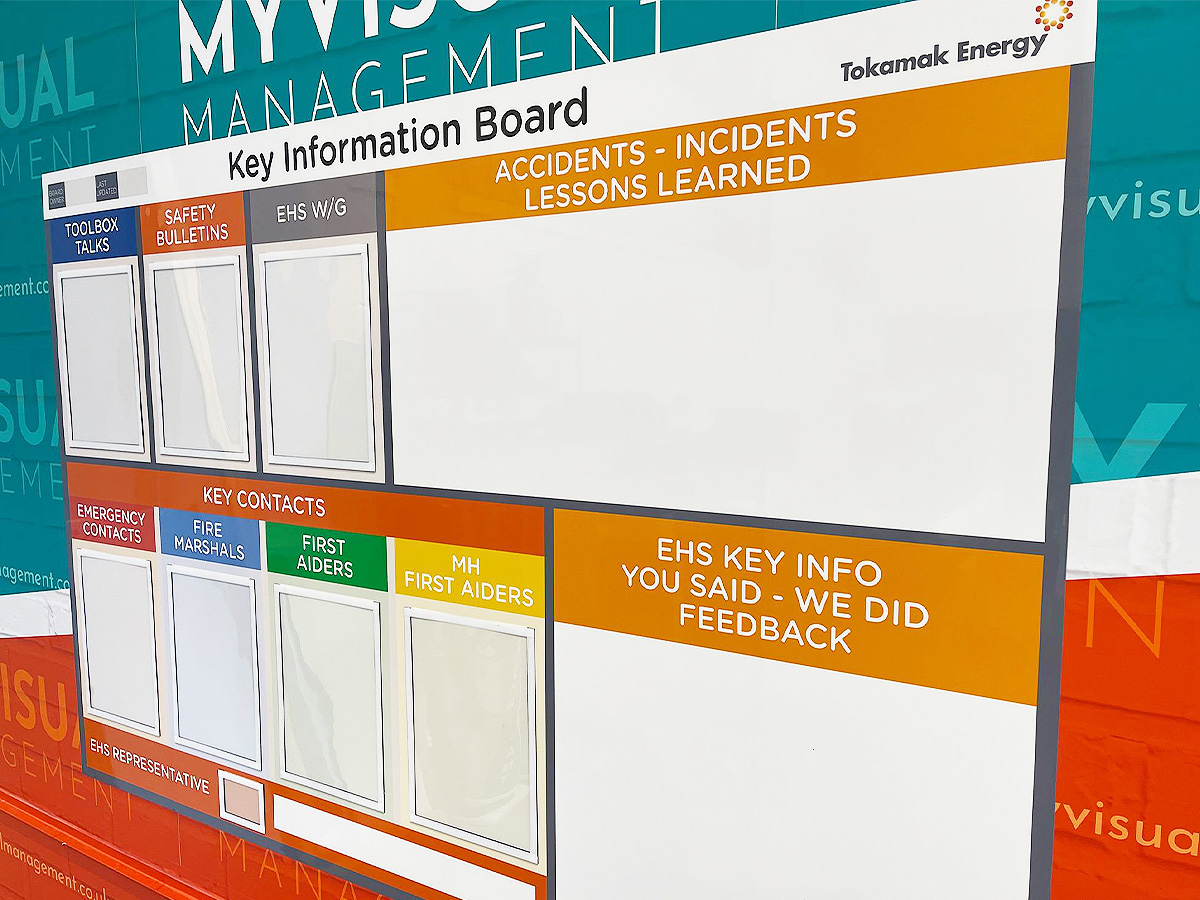 Key Information board