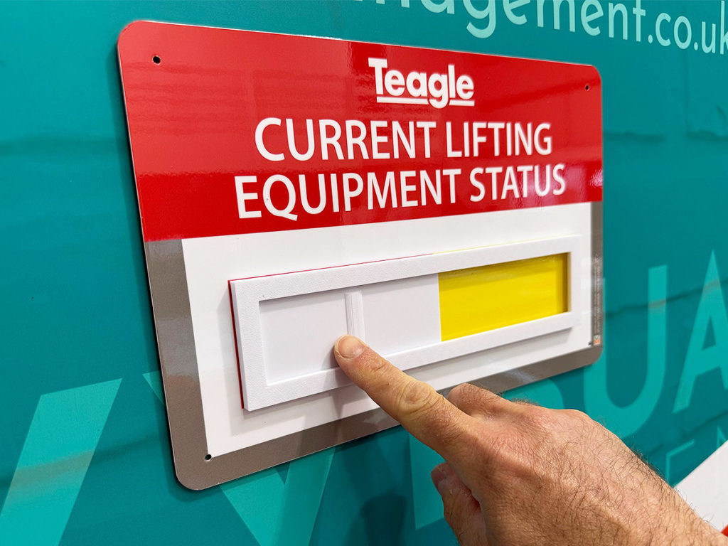 Equipment Status board