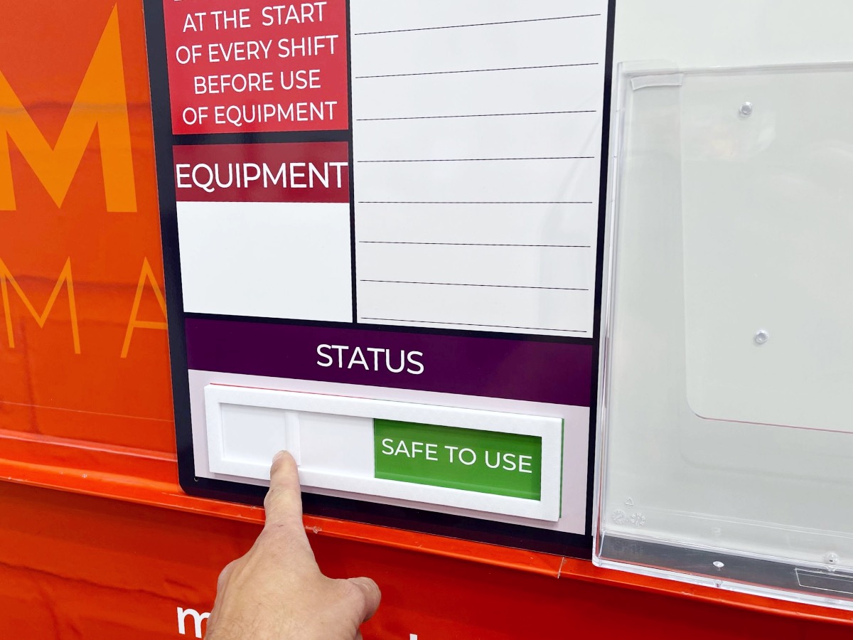 Pre-use Checks Board