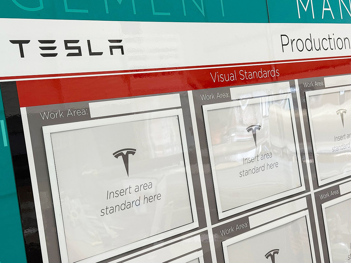 Production Area 5S Board