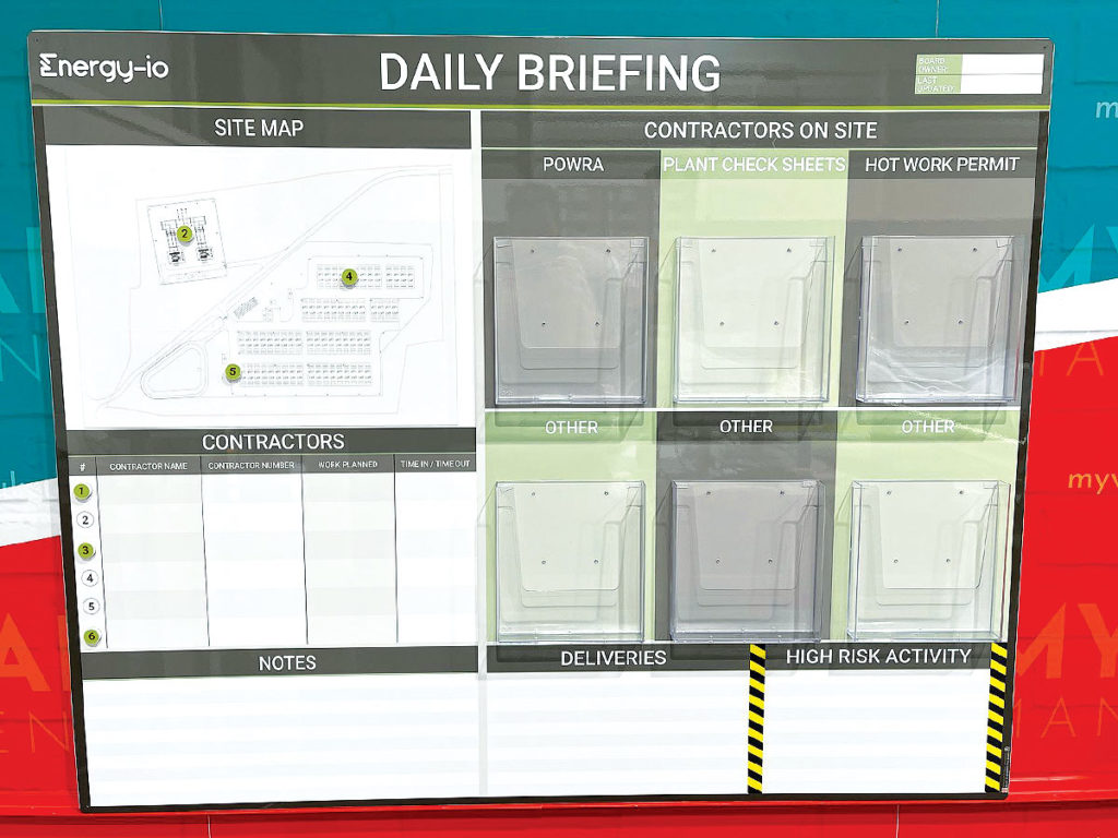 Daily Briefing Board