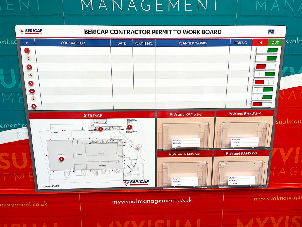 Contractor Permit To Work Board